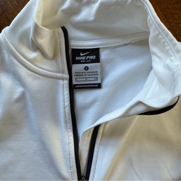 Nike Dri fit Pro White Fleece - Picture 3 of 4